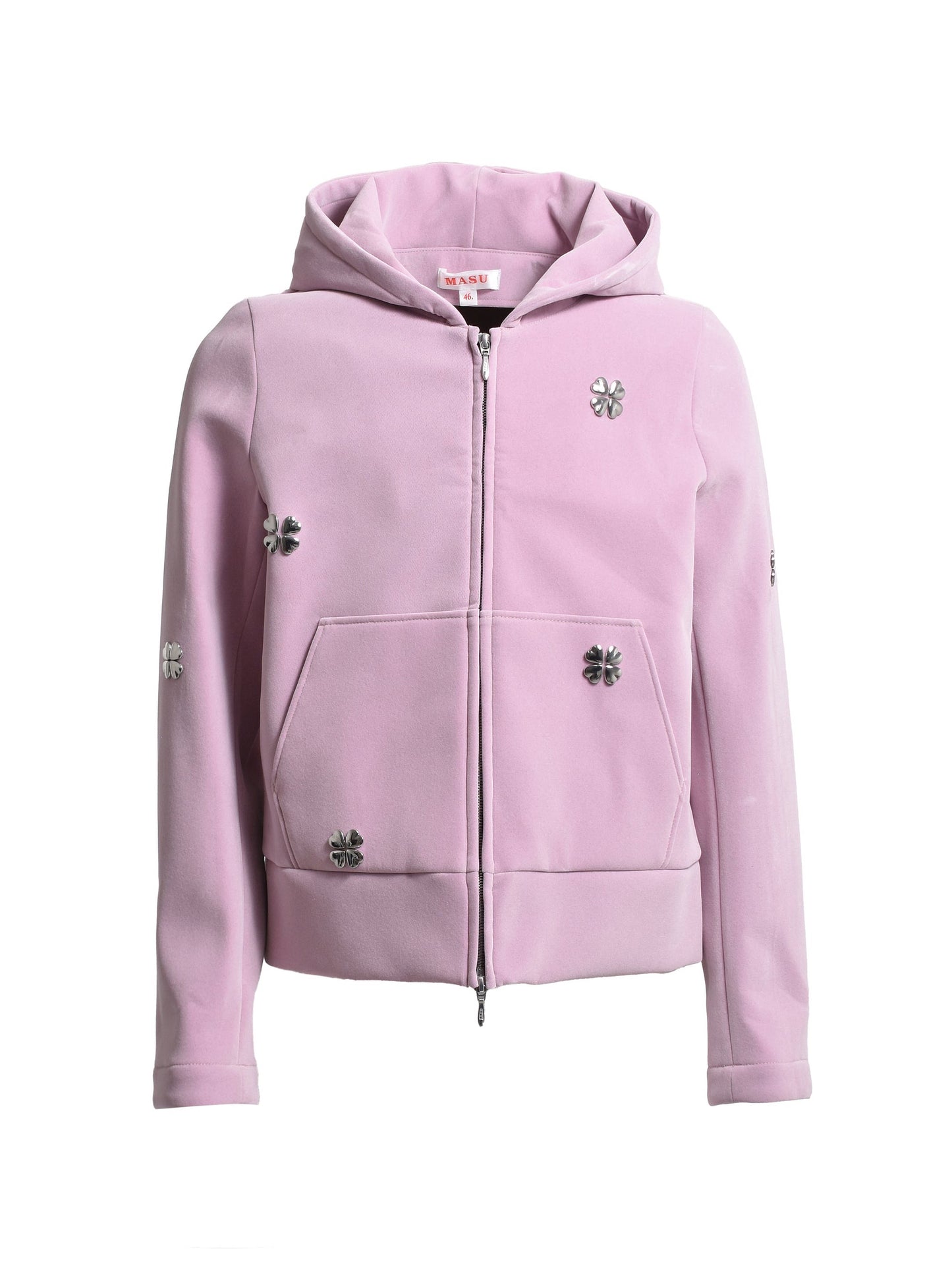 MASU Flocky Doll Zip Up Hoodie PEACH