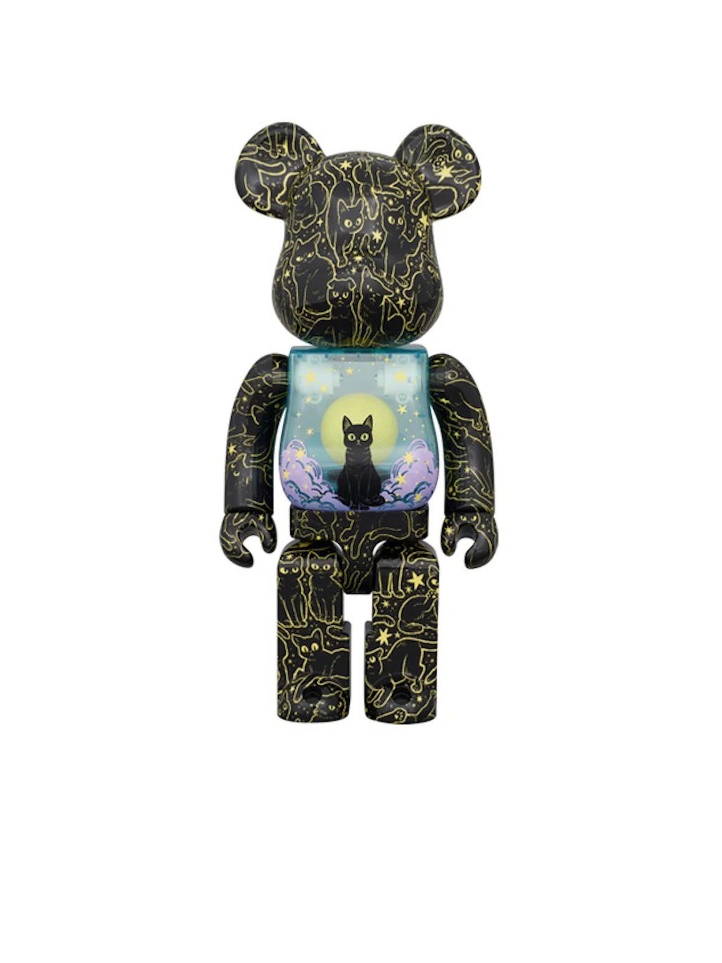 Bearbrick Hikari Bambi Night Sky Cat (Glow) 400%