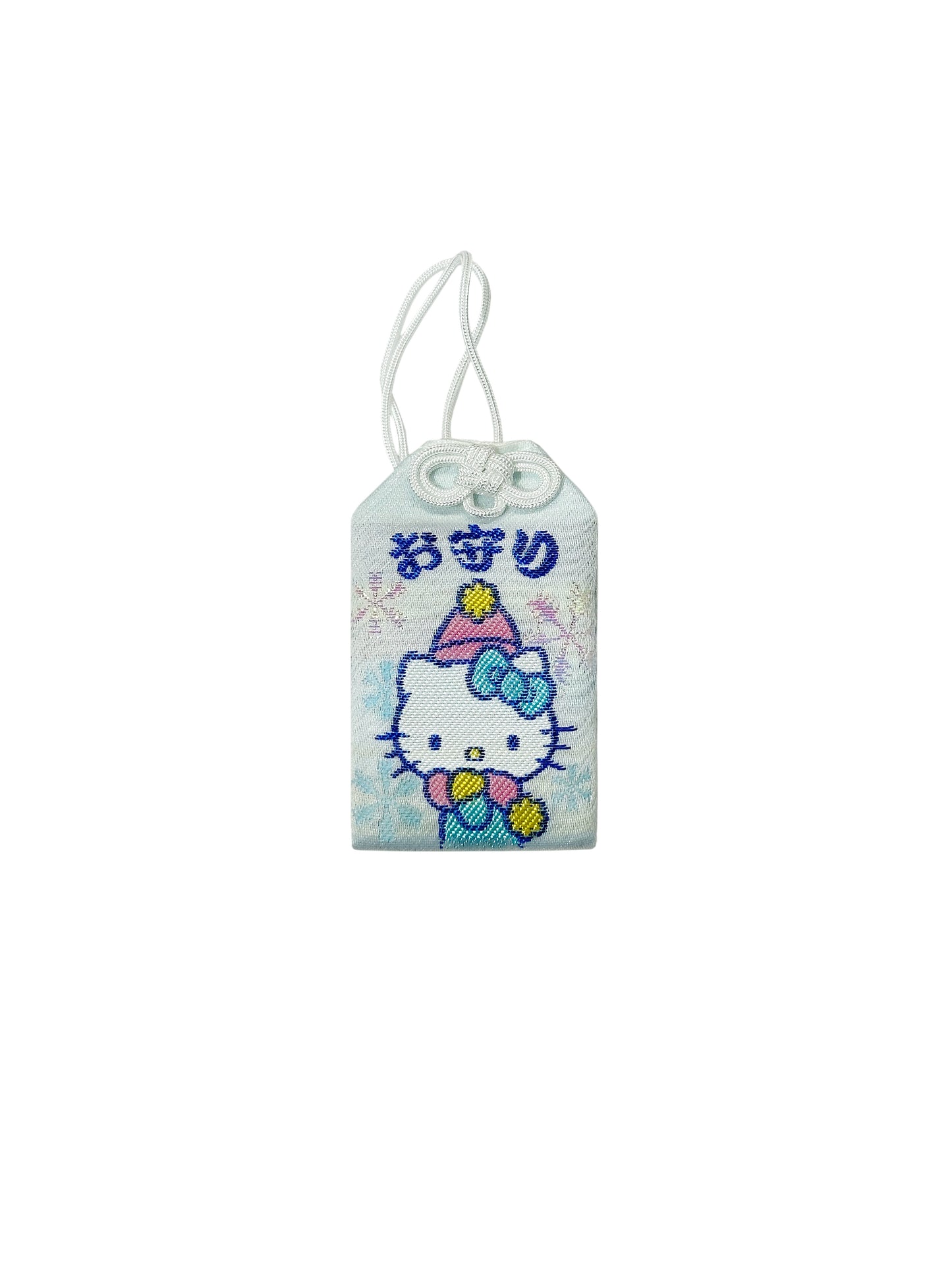 Naritasan Temple Hello Kitty Amulet Omamori Large Winter Blue