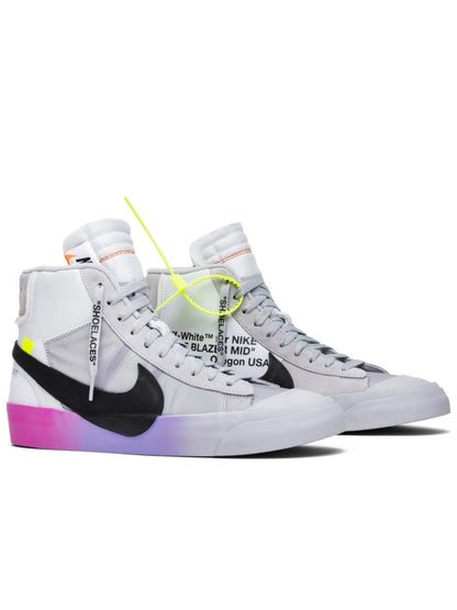 Nike Blazer Mid Off-White Wolf Grey Serena "Queen" AA3832-002