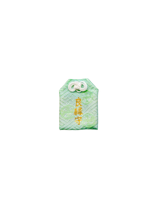 Sensoji Temple Good Marriage/Good Encounter Omamori Green