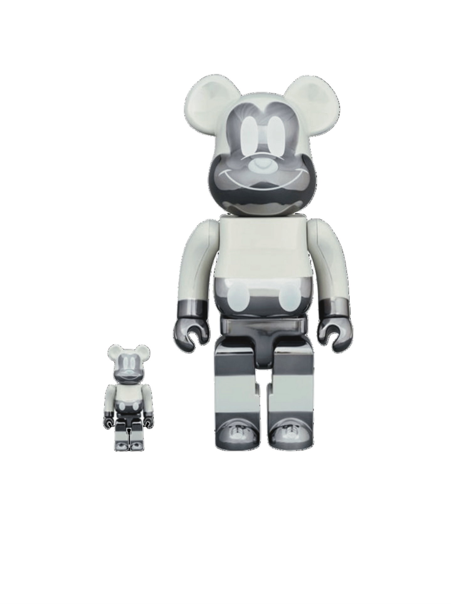 Bearbrick Fragment MICKEY MOUSE 100% & 400% Set REVERSE