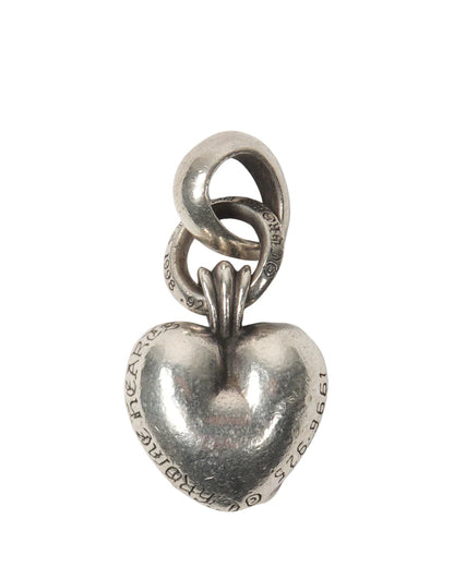 Chrome Hearts Large Silver Heart Pendant