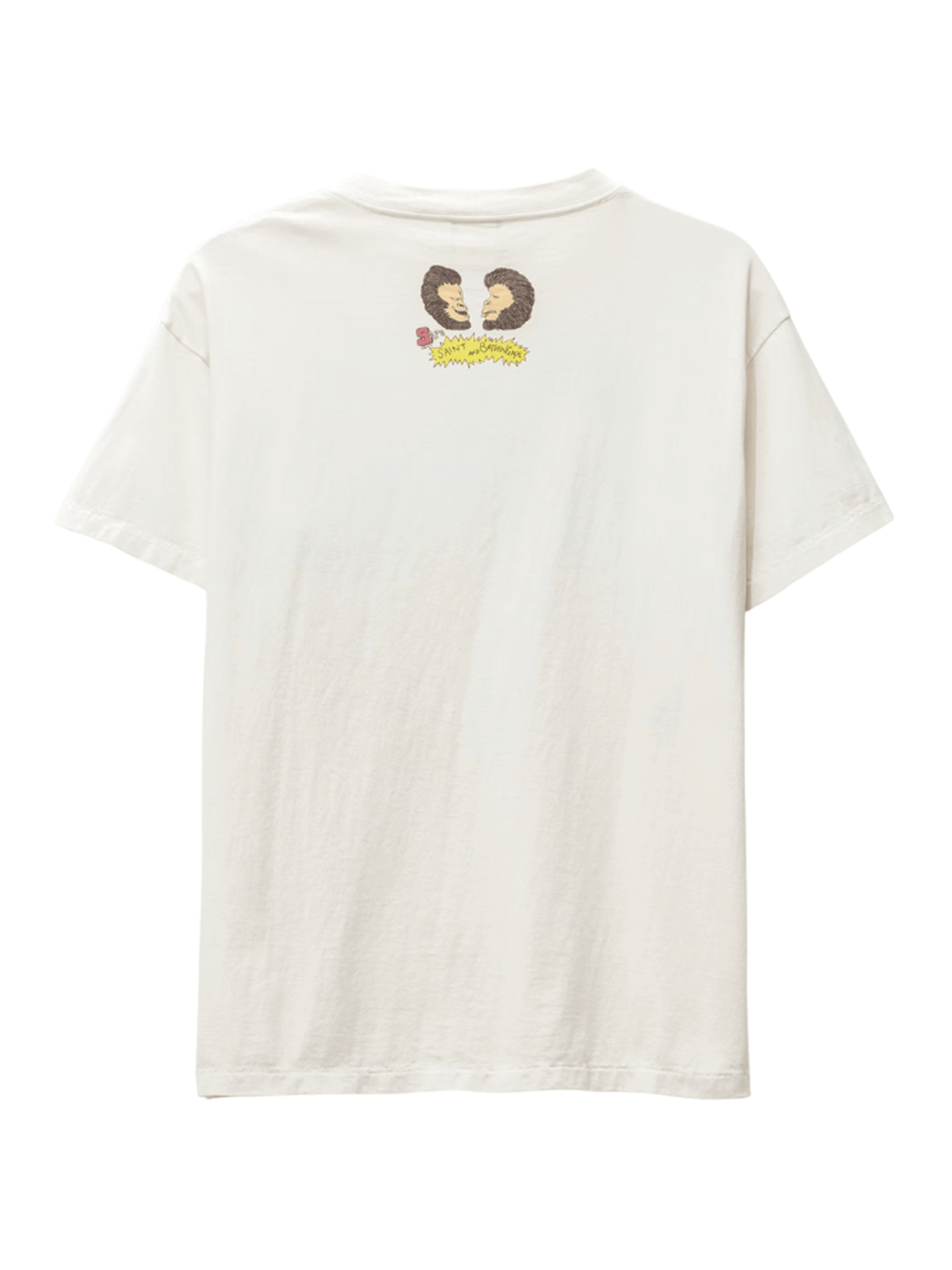 BAPE x Saint Mxxxxxx Heaven and Hell Tee Vintage White – THEPARKS