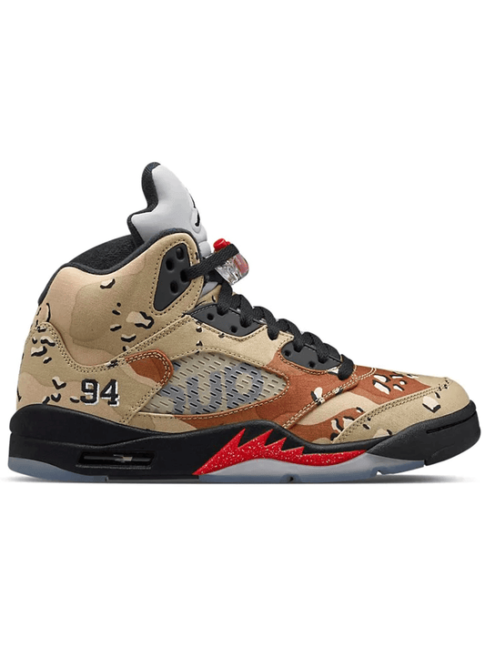 Air Jordan 5 Retro Supreme Desert Camo 824371 201