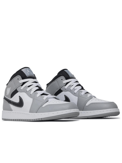 Air Jordan 1 Mid Light Smoke Grey (GS)  554725-078