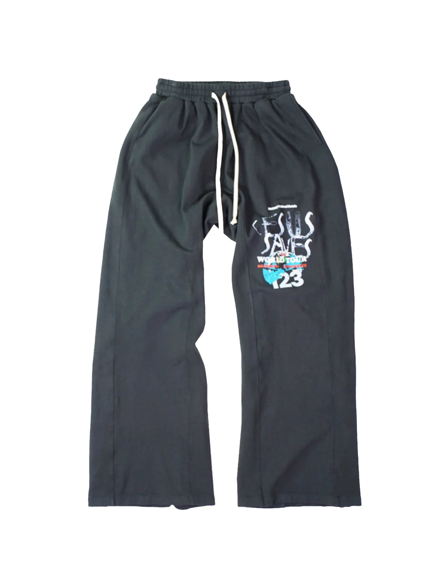 RRR123 Cesus Saves World Tour Apostol Pant Black