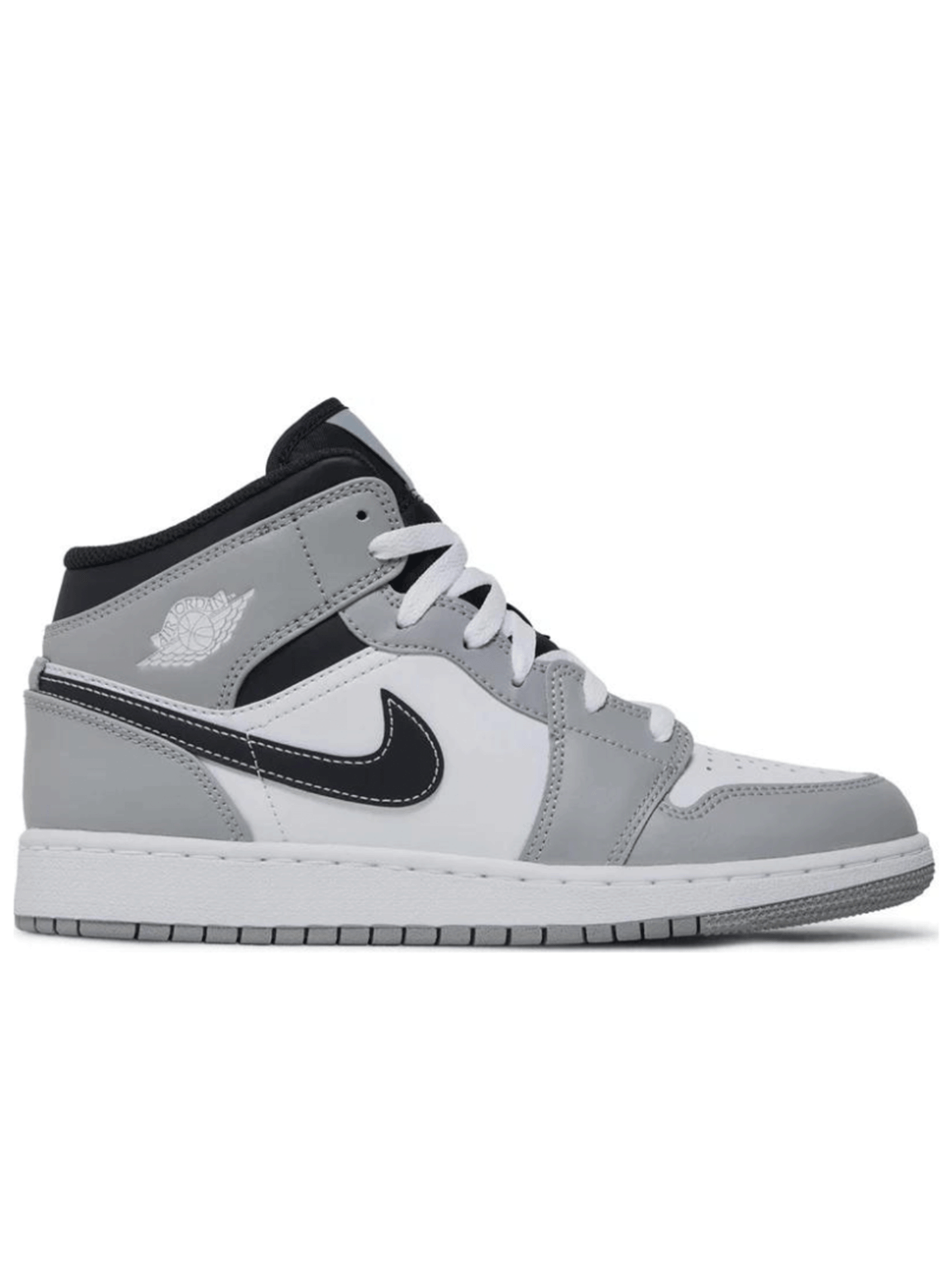 Air Jordan 1 Mid Light Smoke Grey (GS)  554725-078