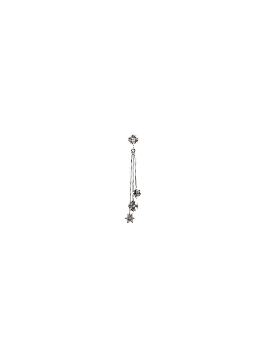 Chrome Hearts Jojo 3 Drop Earring Silver