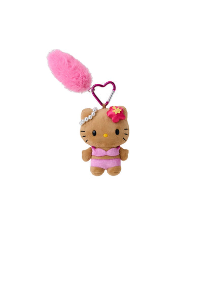 Sanrio Hello Kitty Mascot keychain with tail (sunburn)