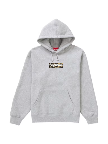 Supreme Shanghai Box Logo Hoodie Grey