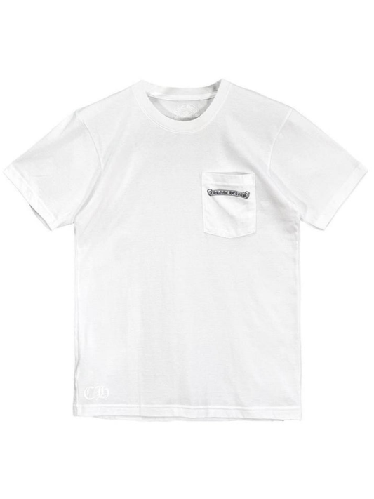 Chrome Hearts Shoulder Logo Pocket Tee USA Edition White