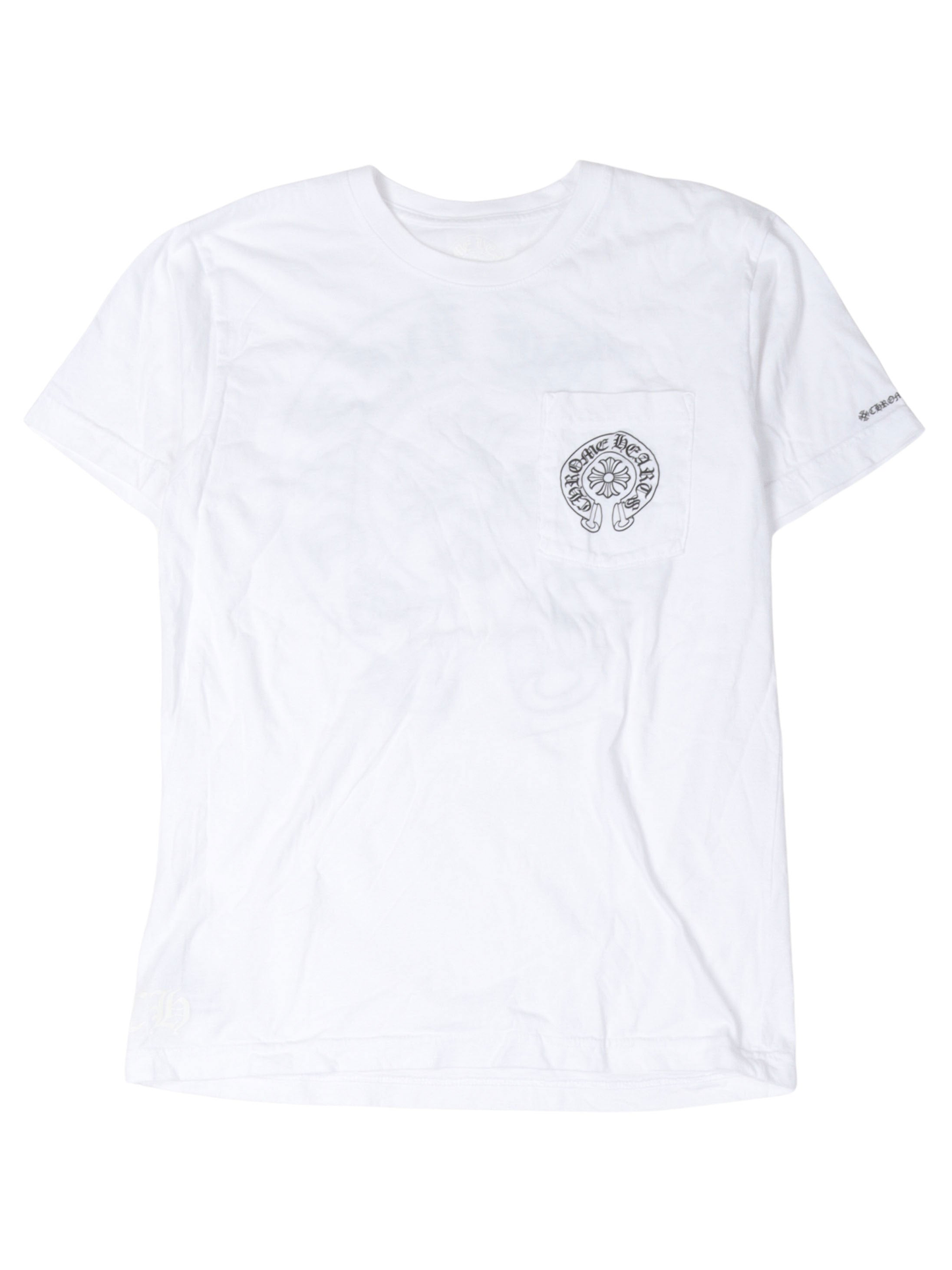 Chrome Hearts Horseshoe Logo Pocket Tee White