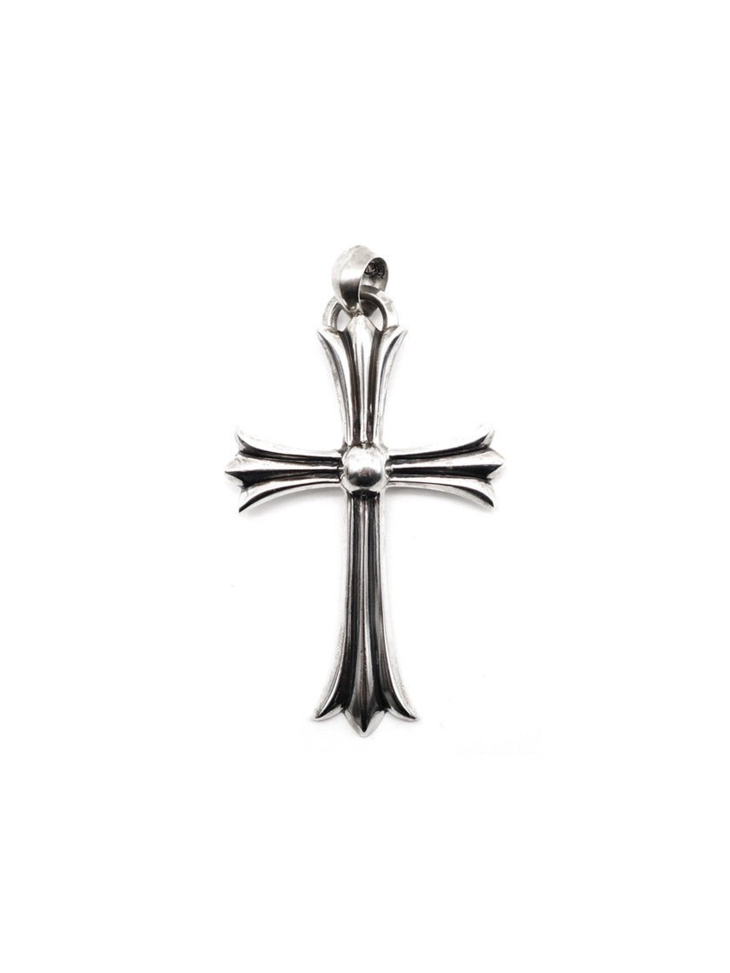 Chrome Hearts Large Cross With Bale Silver Pendant