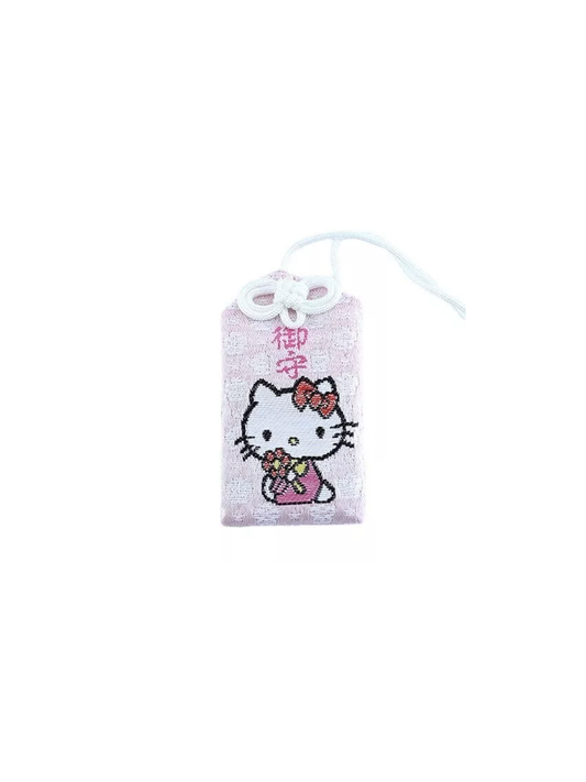 Naritasan Temple Hello Kitty Amulet Omamori Pink