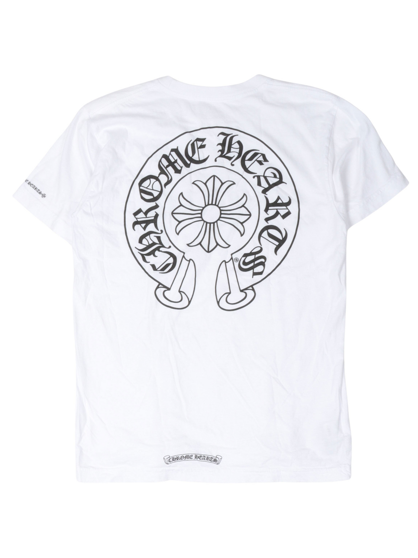 Chrome Hearts Horseshoe Logo Pocket Tee White