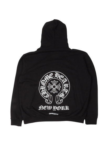 Chrome Hearts Horseshoe Logo Zip Hoodie New York Exclusive Black