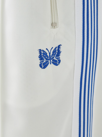 Needles Track Pants Exclusive White Blue Stripe