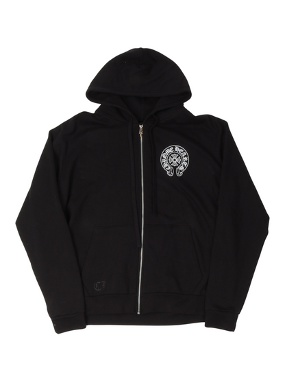 Chrome Hearts Horseshoe Logo Zip Hoodie New York Exclusive Black