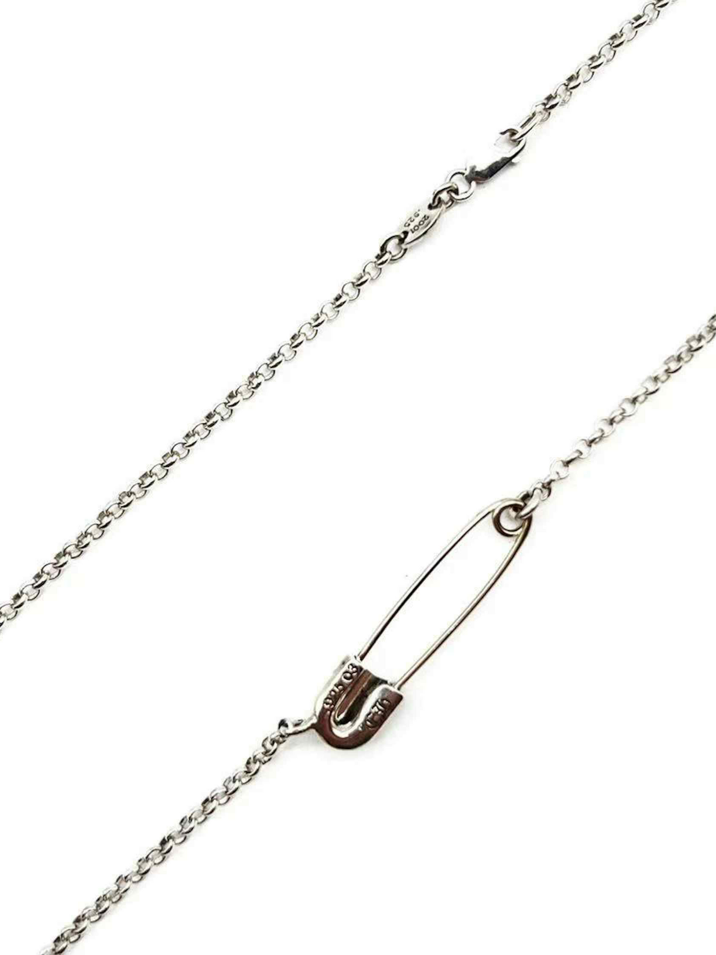 Chrome Hearts Cross Paper Clip Necklace