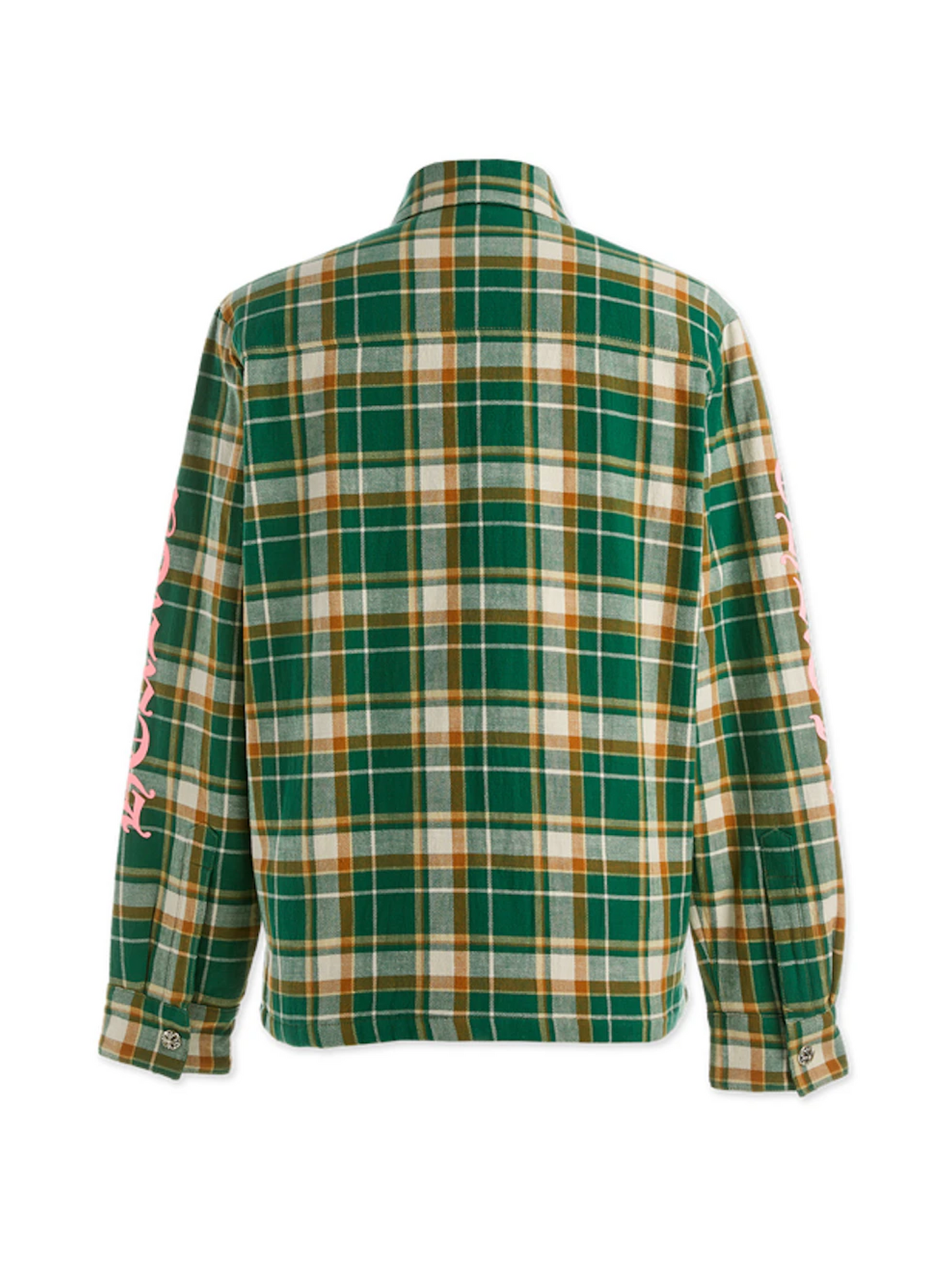 Chrome Hearts CH Flannel Green Shirt Jacket