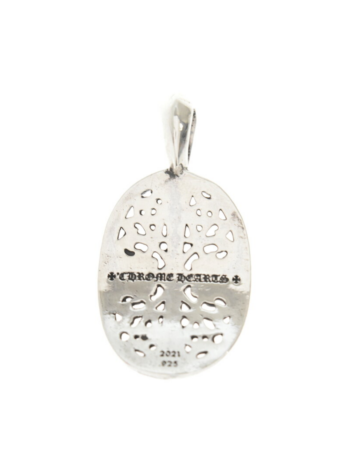 Chrome Hearts Silver CLSC OVAL Pendant