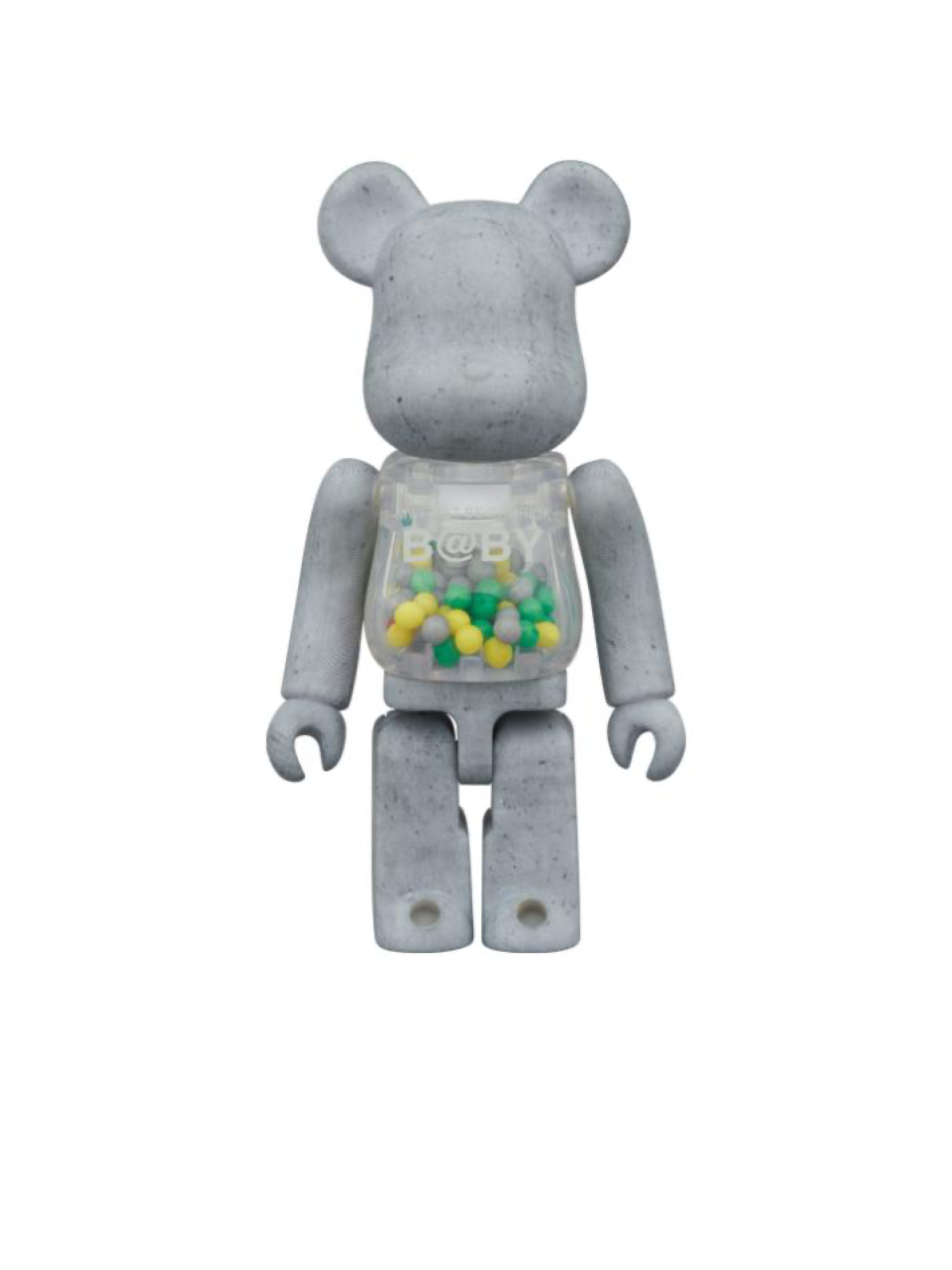 Bearbrick MY FIRST BEARBRICK B@BY “CONCRETE" 100％ + 400％ – THEPARKS