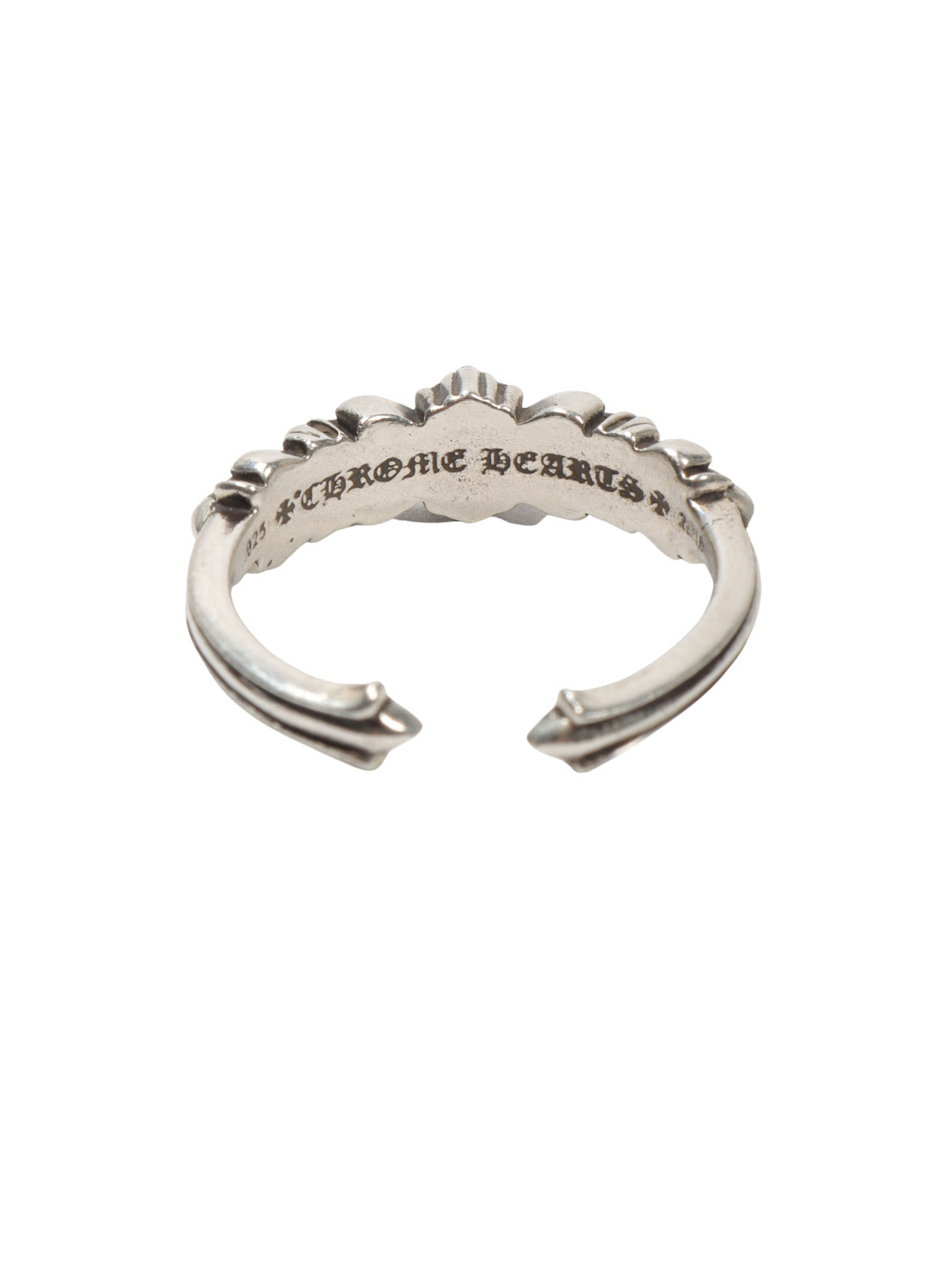 Chrome Hearts Mini Floral Ring Silver