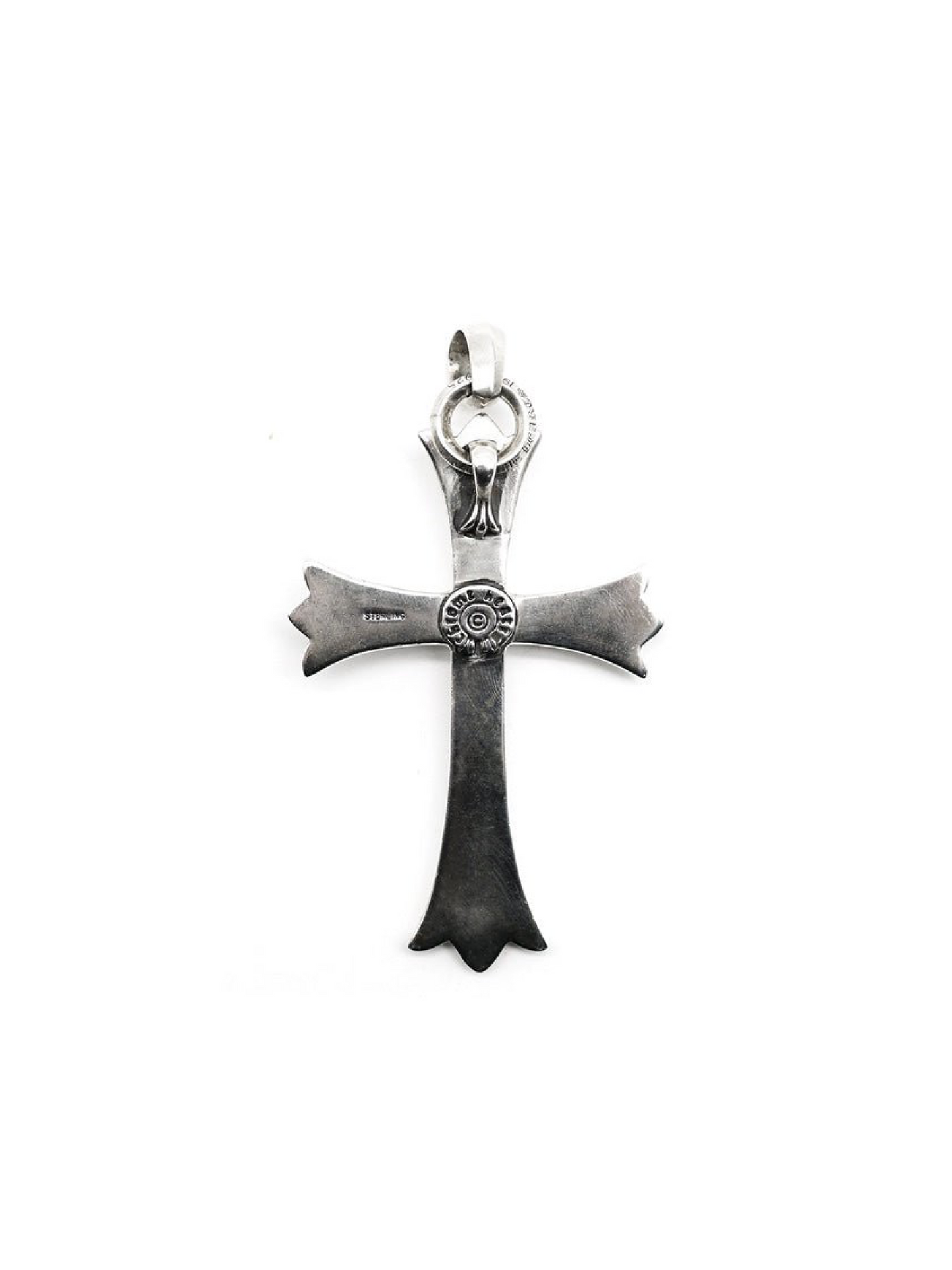 Chrome Hearts Large Cross With Bale Silver Pendant