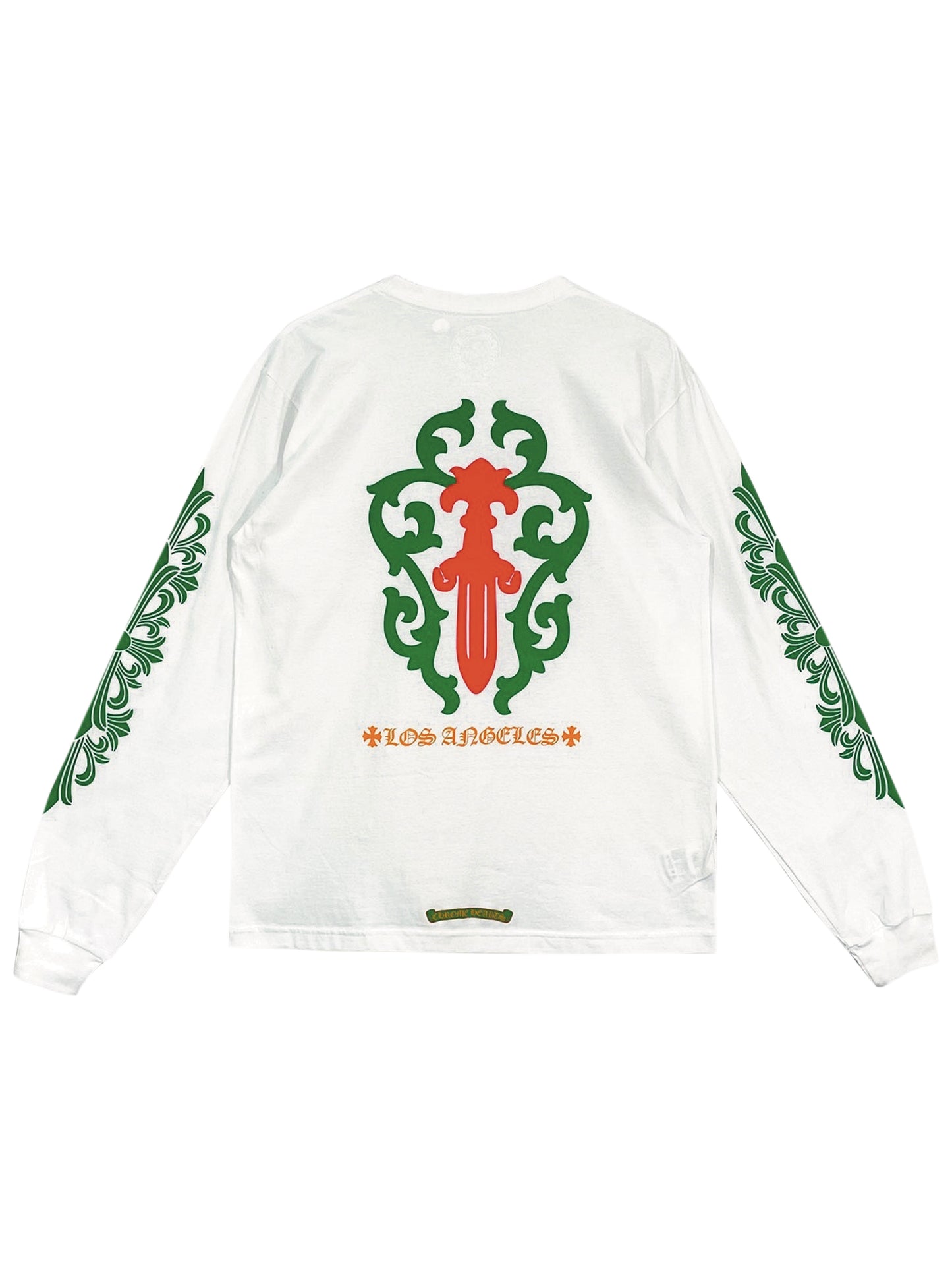 Chrome Hearts LA Exclusive Dagger Logo Long Sleeve Tee