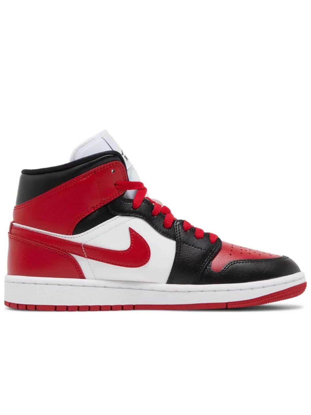 Air Jordan 1 Mid Alternate Bred Toe (W) BQ6472-079