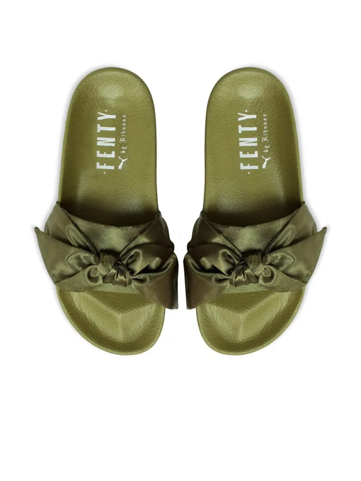 Puma Bow Slide Wns Olive Branch-Puma Silver 36577401