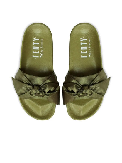 Puma Bow Slide Wns Olive Branch-Puma Silver 36577401