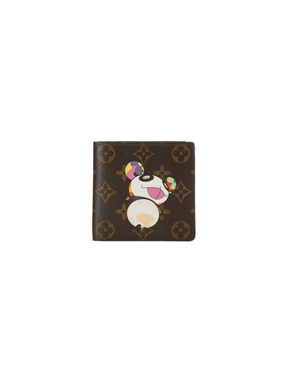 TAKASHI MURAKAMI X LOUIS VUITTON MONOGRAM CANVAS PANDA MARCO WALLET