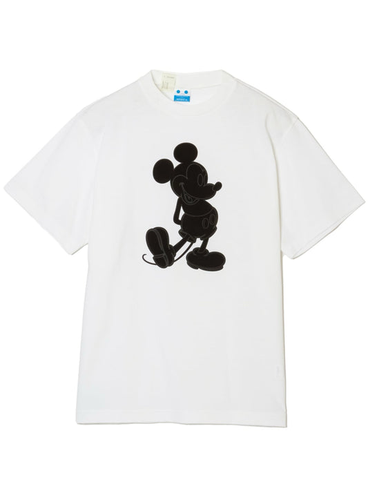 N.HOOLYWOOD Mickey Mouse Tee White