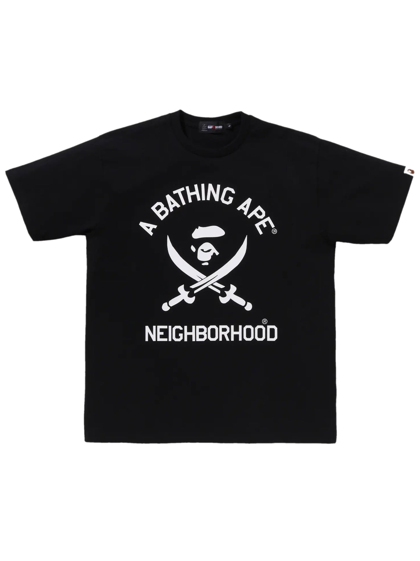 Bape x Neighborhood Tee Black