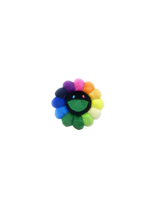 Takashi Murakami KaiKaiKiKi Flower Plush 30cm Rainbow / Black