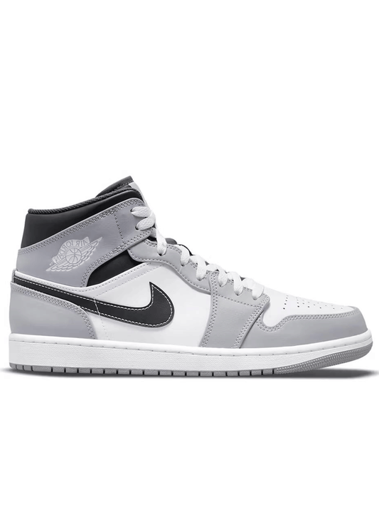 Air Jordan 1 Mid Light Smoke Grey Anthracite  554724-078