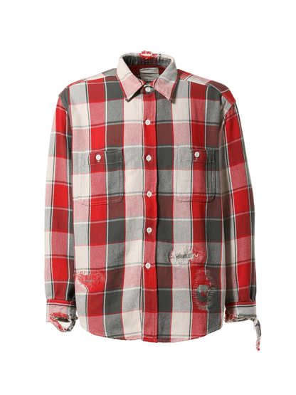 BOW WOW Repair Ageing Damage Shirt Red