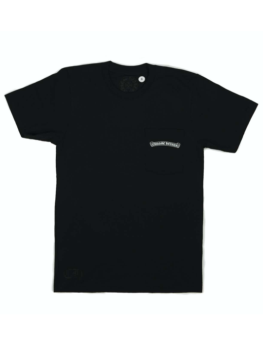 Chrome Hearts Shoulder Logo Pocket Tee USA Edition Black