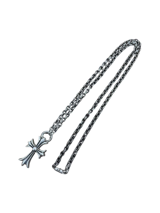 Chrome Hearts Cross Pendant with Paper Chain