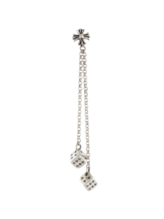 Chrome Hearts Double Dice Earring