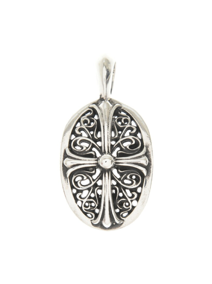 Chrome Hearts Silver CLSC OVAL Pendant