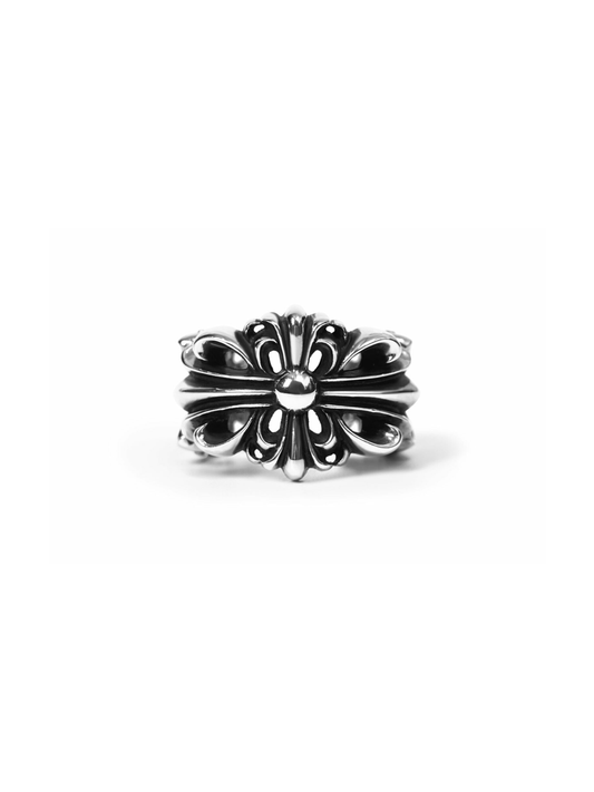 Chrome Hearts Double Floral Ring