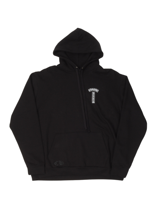 Chrome Hearts T Logo Hoodie Black